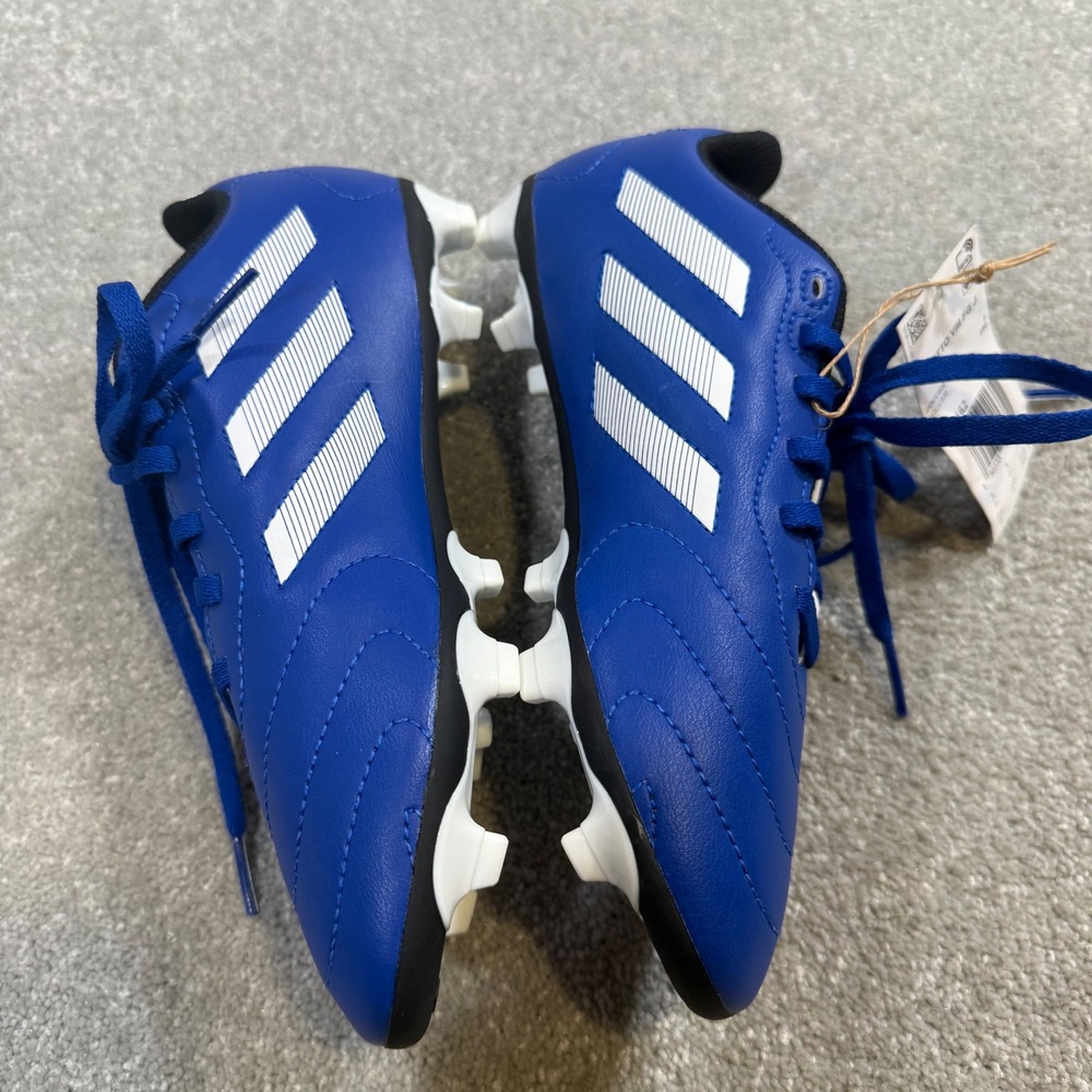 Adidas Goletto VIII FG J Kid Soccer Cleats Royal Blue White NIB 3.5Y Firm Ground - Picture 7 of 16